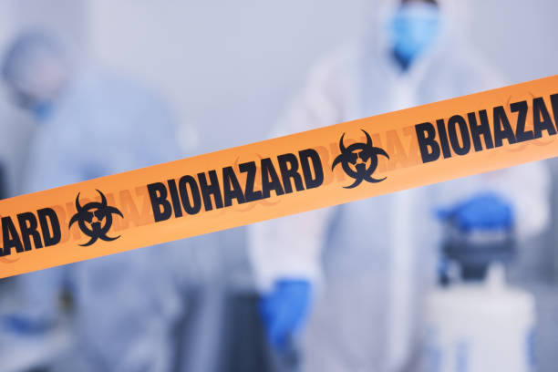 Professional Biohazard Cleanup technician working in Camp Murray, WA